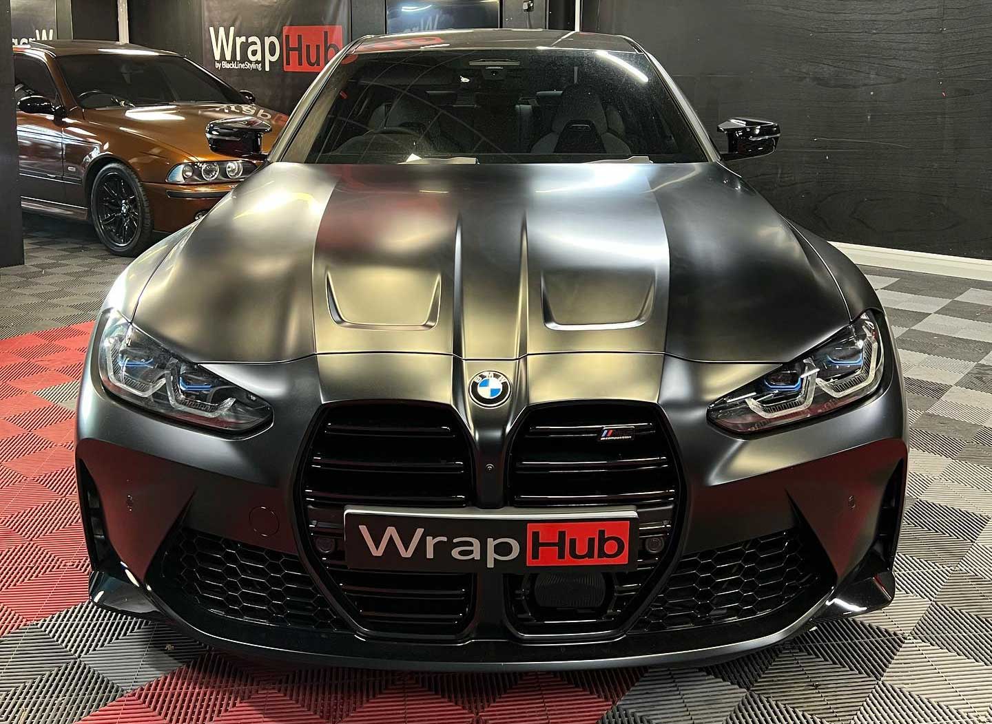 WrapHubNI BMW black wrap